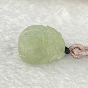 Type A Light Green Jadeite Lady Bug with Coin Pendent 13.02g 21.6 by 19.2 by 14.7mm - Huangs Jadeite and Jewelry Pte Ltd