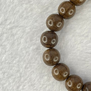 Natural Six Way Wooden Beads Bracelet 六道木手链 11.03g 17cm 10.8mm 19 Beads - Huangs Jadeite and Jewelry Pte Ltd