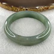 Natural Type A Jelly Green Jadeite Bangle 47.56g Inner Diameter 52.8mm 12.2 by 7.8mm (External and Internal Lines) - Huangs Jadeite and Jewelry Pte Ltd