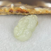 Type A Jelly Faint Green Jadeite Pixiu Charm 3.32g 19.7 by 11.8 by 7.2mm - Huangs Jadeite and Jewelry Pte Ltd