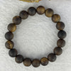 Natural Hainan Wild Old Agarwood Bracelet (Floating) 天然海南野生老树沉香手链 10.15g 17cm 11.0mm 19 Beads - Huangs Jadeite and Jewelry Pte Ltd