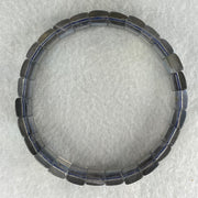 Good Grade Natural Labradorite Shou Pai Bracelet 27.816g 17.5cm 11.9 by 7.6mm 27pcs - Huangs Jadeite and Jewelry Pte Ltd