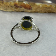 Natural Labradorite Pixiu in S925 Sliver Ring (Adjustable Size) 2.05g 9.7 by 8.3 by 5.4mm - Huangs Jadeite and Jewelry Pte Ltd