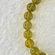 Natural Purple Honey Amber Beads Bracelet 天然紫蜜琥珀手链 5.99g 15cm 7.7mm 23 Beads - Huangs Jadeite and Jewelry Pte Ltd