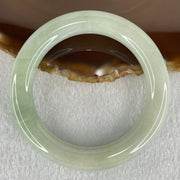 Type A Light Green Jadeite Bangle 74.92g Internal Diameter 56.6mm 11.5 by 12.4mm (Very Slight Internal Lines) - Huangs Jadeite and Jewelry Pte Ltd