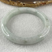 Type A Faint Lavender Faint Green Jadeite Bangle 43.75g Internal Diameter 56.3mm 9.9 by 8.2mm (Very Slight External Line and Some Internal Lines) - Huangs Jadeite and Jewelry Pte Ltd