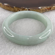 Type A Blueish Green with Faint Lavender Jadeite Bangle Internal Diameter 53.9mm 54.99g 12.5 by 8.7mm (Very Slight Internal Line ) - Huangs Jadeite and Jewelry Pte Ltd