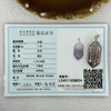 Good Grade Natural Super 7 Crystal in 925 Sliver Pendent 925 银吊坠天然超级七水晶吊坠 7.93g 38.3 by 22.1 by 17.9mm - Huangs Jadeite and Jewelry Pte Ltd