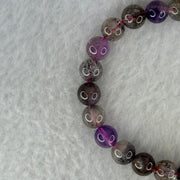 Natural Super 7 Beads Bracelet 15.70g 16cm 7.9mm 25 Beads - Huangs Jadeite and Jewelry Pte Ltd