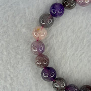 Natural Super 7 Beads Bracelet 21.80g 16cm 9.2mm 21 Beads - Huangs Jadeite and Jewelry Pte Ltd