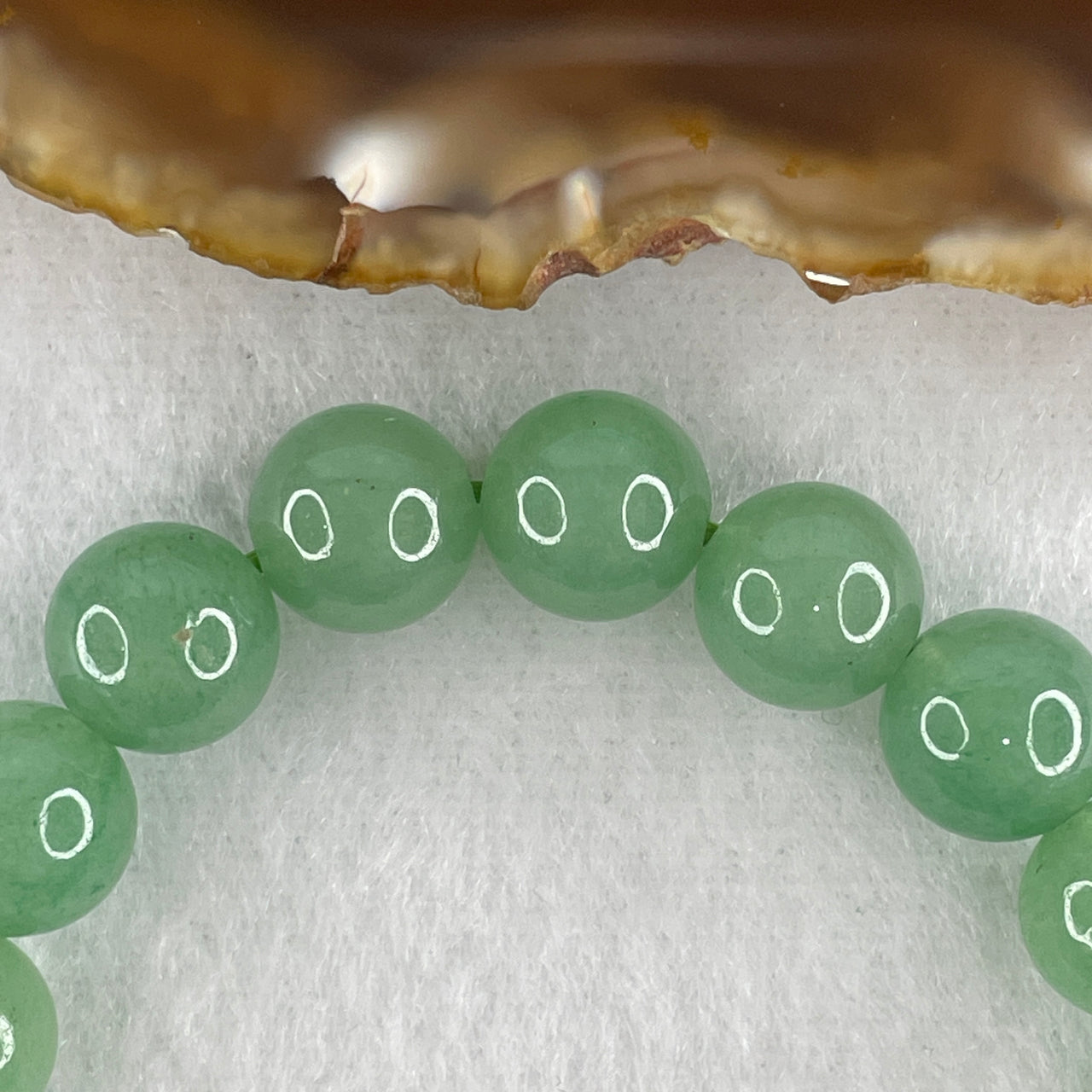 Natural Green Aventurine Balancing Beads Bracelet | Authentic Fuchsite-Quartz Crystal | Ultimate Luck, Abundance & Heart-Chakra Vitality Talisman (19 Beads | 15.5cm Wrist | 26.92g 10.2mm)