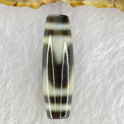 Natural Powerful Tibetan Old Oily Agate Tiger Tooth Daluo Dzi Bead Heavenly Master (Tian Zhu) 8.53g 38.7 by 12.0mm - Huangs Jadeite and Jewelry Pte Ltd