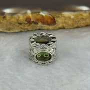 Natural Czech Republic Moldavite Meteorite Crystal in S925 Sliver Bracelet Charm 2.41g 15.1 by 11.9 by 9.3mm / 6.0 by 3.8 by 2.0mm - Huangs Jadeite and Jewelry Pte Ltd
