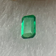 Natural Colombia Vivid Green Emerald (Beryl) Cut-Cornered Rectangular Step cut 0.06ct 3.3 by 2.0 by 1.3mm - Huangs Jadeite and Jewelry Pte Ltd