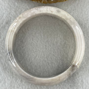 Natural Pink with Purple Flower Agate Bangle 46.56g Inner Diameter 55.2mm 15.5 by 7.9mm (Perfect) - Huangs Jadeite and Jewelry Pte Ltd