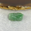 Type A Jelly Blueish Green Jadeite Pixiu Pendent A货蓝绿色翡翠貔貅牌 5.14g 22.7 by 11.5 by 10.6 mm - Huangs Jadeite and Jewelry Pte Ltd
