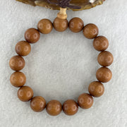 Certified Natural Sandalwood Beads Bracelet 16.42g 16cm 11.8mm 17Beads - Huangs Jadeite and Jewelry Pte Ltd