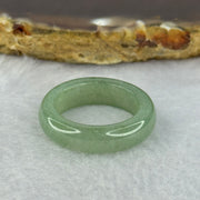 Type A Green Jadeite Ring 3.97g 6.1 by 3.8mm US7 HK15.5 - Huangs Jadeite and Jewelry Pte Ltd