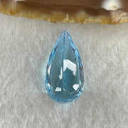 Natural Sky Blue Topaz Teardrop Shape 7.82ct 17.1 by 4.3 by 7.2mm - Huangs Jadeite and Jewelry Pte Ltd