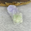 Type A Lavender Green Jadeite Pixiu Pendant 14.41g 33.4 by 17.5 by 12.2mm - Huangs Jadeite and Jewelry Pte Ltd