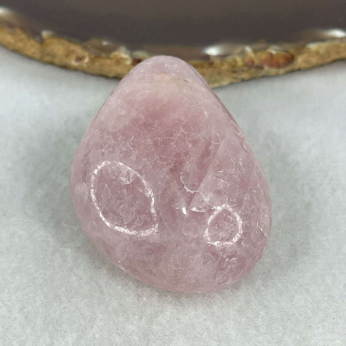 Natural Rose Quartz Freeform Specimen | Gentle Pink Heart Chakra Crystal Display (88.5g | 59.5 x 39.4 x 27.6mm)