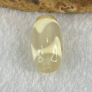 Natural Powerful Tibetan Old Oily Agate Tiger Tooth Daluo Dzi Bead Heavenly Master (Tian Zhu) 虎呀天诛 3.18g 20.1 by 10.4mm - Huangs Jadeite and Jewelry Pte Ltd