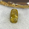 Good Grade Natural Golden Rutilated Quartz Crystal Lulu Tong Barrel 天然金顺发晶水晶露露通桶 
4.90g 18.4 by 12.2mm - Huangs Jadeite and Jewelry Pte Ltd