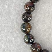 Good Grade Natural Petersite Beads Bracelet 19.87g 16cm 8.8mm 22 Beads - Huangs Jadeite and Jewelry Pte Ltd