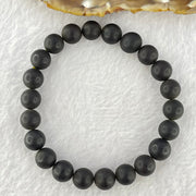 Natural Iron Blood King Amber Beads Bracelet 天然铁血王琥珀手链 8.16g 16.5cm 9.4mm 22 Beads - Huangs Jadeite and Jewelry Pte Ltd