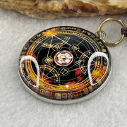 2026 Year of the Fire Horse Consecrated Six-pointed Seven Star Fortune Amulet for Luck Prosperity and Protection in Black string Key Chain 10.92g 31.7 by 7.1mm - Huangs Jadeite and Jewelry Pte Ltd
