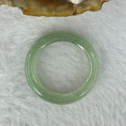 Type A Semi Icy Green Jadeite Ring 4.08g 6.1 by 3.5mm US7.25 HK16 - Huangs Jadeite and Jewelry Pte Ltd