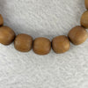 Natural Wild Australian Sandalwood 檀香 Beads Bracelet 18.52g 12.3 mm 17 Beads - Huangs Jadeite and Jewelry Pte Ltd