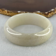 Type A Faint Green Lavender Jadeite Bangle Internal Diameter 53.6mm 69.94g 19.5 by 7.6mm (Internal Lines) - Huangs Jadeite and Jewelry Pte Ltd
