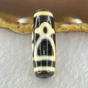 Natural Powerful Tibetan Old Oily Agate Cai Shen Dzi Bead Heavenly Master (Tian Zhu) 10.60g 38.2 by 13.3mm - Huangs Jadeite and Jewelry Pte Ltd