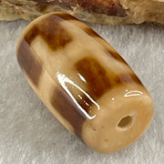 Natural Powerful Tibetan Old Oily Agate Patina Guiren Tairen Human Dzi Bead Totem Amulet Heavenly Master (Tian Zhu) 贵人天诛 4.85g 19.8 by 11.6mm - Huangs Jadeite and Jewelry Pte Ltd