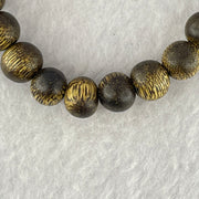 Natural Wild Vietnam Lu Qi Nan Agarwood Beads Bracelet 天然野生越南鹿其南沉香珠手镯 7.15g 17.5cm 9.0mm 26 Beads - Huangs Jadeite and Jewelry Pte Ltd