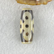 Natural Powerful Tibetan Old Oily Agate 5 Eyes Lightning Dzi Bead Heavenly Master (Tian Zhu) 五眼闪电天珠 6.08g 29.0 by 11.5mm - Huangs Jadeite and Jewelry Pte Ltd