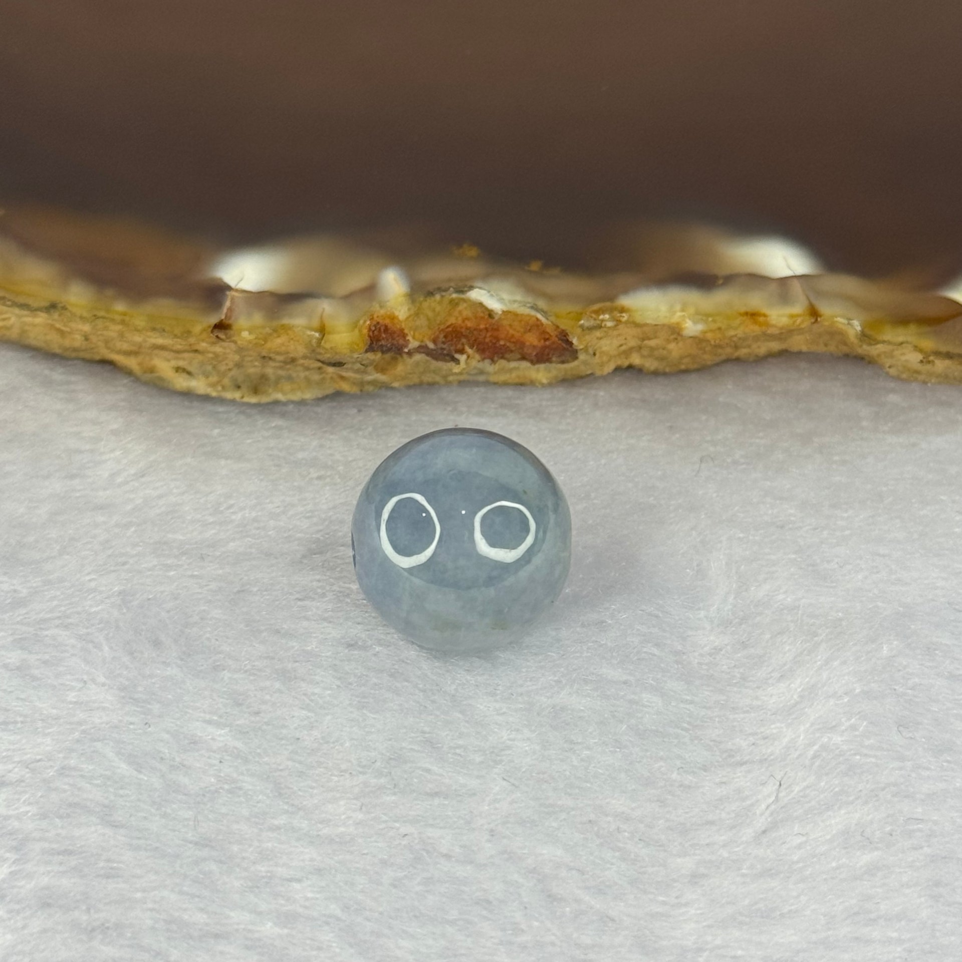 Type A Intense Lavender Jadeite Bead for Bracelet/Necklace/Earrings/Rings 4.03g 13.2mm - Huangs Jadeite and Jewelry Pte Ltd