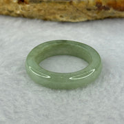 Type A Green Jadeite Ring 3.45g 5.2 by 3.8mm US7 HK15.5 - Huangs Jadeite and Jewelry Pte Ltd