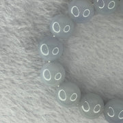 Good Grade Type A Jelly Lavender Jadeite Beads Bracelet 58.50g 16.5cm Diameter 13.4mm 15 Beads - Huangs Jadeite and Jewelry Pte Ltd
