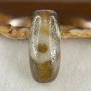 Natural Powerful Tibetan Old Oily Agate Patina Guiren Tairen Human Dzi Bead Totem Amulet Heavenly Master (Tian Zhu) 贵人天诛 7.78g 28.9 by 12.8mm - Huangs Jadeite and Jewelry Pte Ltd