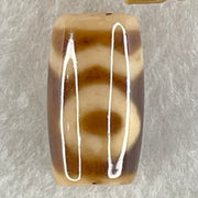 Natural Powerful Tibetan Old Oily Agate Sky Door Serenity 1 Eye Dzi Bead Heavenly Master (Tian Zhu) 一眼天门天诛 4.86g 20.4 by 11.7mm - Huangs Jadeite and Jewelry Pte Ltd