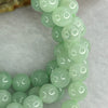 Type A Apple Green Jadeite Beads Necklace 88 Beads 7.7mm 66.27g - Huangs Jadeite and Jewelry Pte Ltd