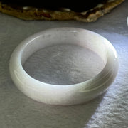 Type A Faint Lavender Jadeite Bangle 60.71g Internal Diameter 55.7mm 13.1 by 9.1mm (Very Slight External Line) - Huangs Jadeite and Jewelry Pte Ltd