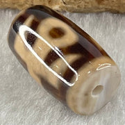 Natural Powerful Tibetan Old Oily Agate Patina Guiren Tairen Human Dzi Bead Totem Amulet Heavenly Master (Tian Zhu) 贵人天诛 4.75g 19.9 by 11.7mm - Huangs Jadeite and Jewelry Pte Ltd