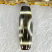 Natural Powerful Tibetan Old Oily Agate 1 Eye With Swastika Dzi Bead (Hotu Dzi) 7.56g 36.4 by 11.5mm - Huangs Jadeite and Jewelry Pte Ltd