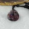 Natural Auralite 23 Nine Tail Fox Pendent 天然极光23九尾狐牌 9.75g 24.4 by 23.2 by 10.3mm - Huangs Jadeite and Jewelry Pte Ltd