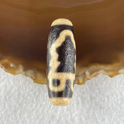 Natural Powerful Tibetan Old Oily Agate Full Body Zha Ji La Mu Female Cai Shen God of Fortune Zakiram Dzi Bead Heavenly Master (Tian Zhu) 扎基拉姆天珠 9.89g 38.7 by 13.0mm - Huangs Jadeite and Jewelry Pte Ltd