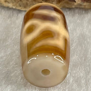 Natural Powerful Tibetan Old Oily Agate Patina Guiren Tairen Human Dzi Bead Totem Amulet Heavenly Master (Tian Zhu) 贵人天诛 4.82g 19.9 by 11.8mm - Huangs Jadeite and Jewelry Pte Ltd