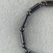 Natural Hematite Lulutong Beads Bracelet 15.49g 18cm 7.0mm-10Lulutong 6.5mm-13Beads - Huangs Jadeite and Jewelry Pte Ltd